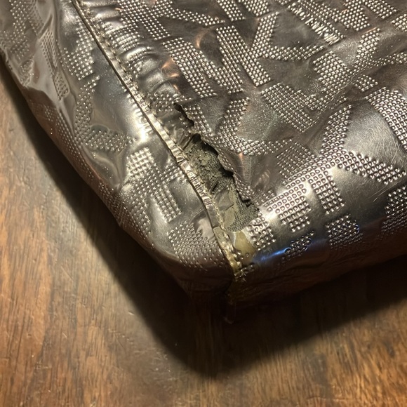 Michael Kors Metallic Mirror PVC and Leather Tote - Picture 4 of 7
